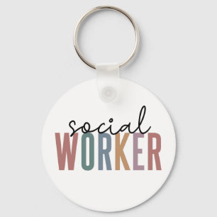 Avskrivningsgåvor från Social Worker Studenten Nyckelring