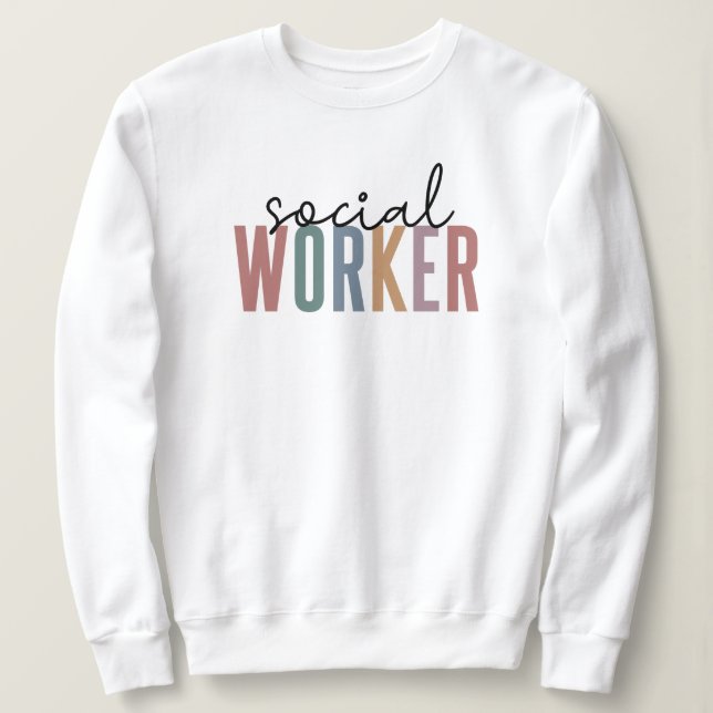 Avskrivningsgåvor från Social Worker Studenten T Shirt (Design framsida)