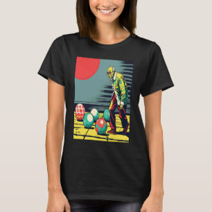 Avskrivningsposition Bocce Boll Pension Boll T Shirt