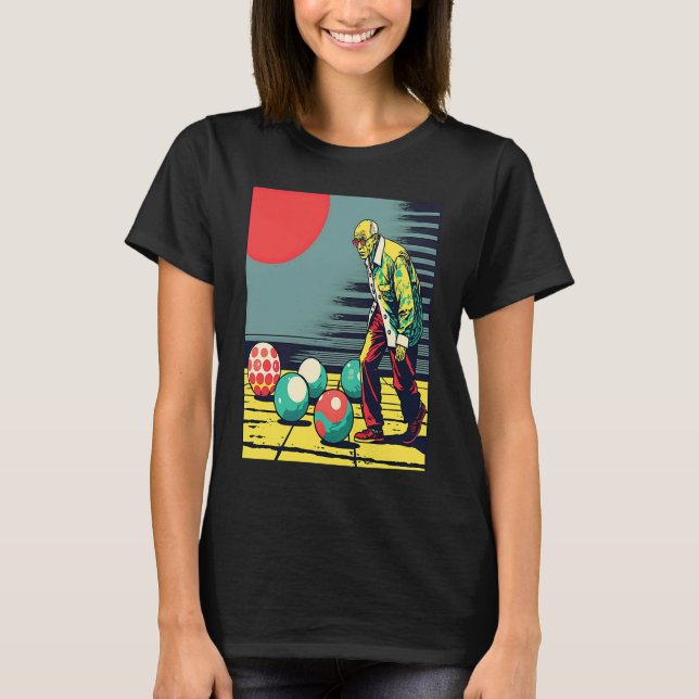 Avskrivningsposition Bocce Boll Pension Boll T Shirt (Framsida)
