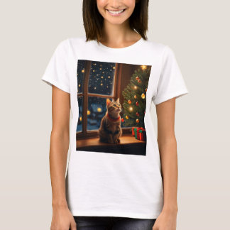 avskuren t-shart, katter T-shart Manar Basic T-Shi T Shirt