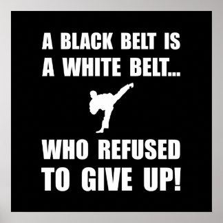 Avslag mot Black Bälte Poster
