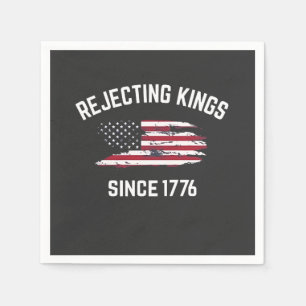 Avslag på Kung sedan 1776 4 juli Pappersservett