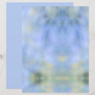 Avslappnad Abstrakt Blått Gult Mönster-segment Jou