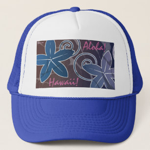Avslappnad Aloha Hawaiian Truckers Hat Truckerkeps
