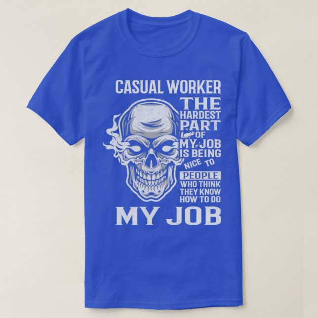 Avslappnad arbetare t shirt (Design framsida)