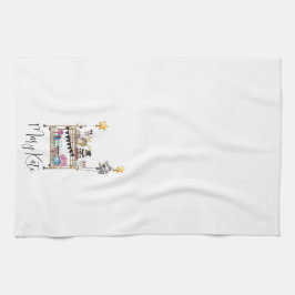 Avslappnad av Studenten Pub Cart- i personlig Kökshandduk