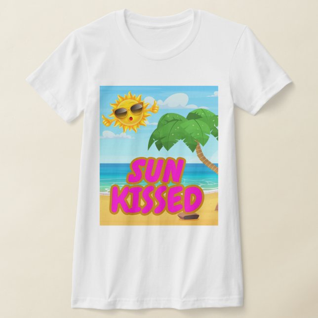 Avslappnad Beach-utrustning för sommarvakuumskjort T Shirt (Laydown)