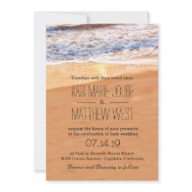 Avslappnad Beach Wedding Guld Vågar