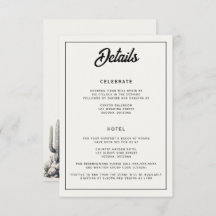 Avslappnad Cactus Bröllop