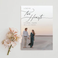 Avslappnad Calligraphy-budgetfoto Bröllop