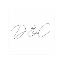 Avslappnad Chic Handwrite Stil Bröllop