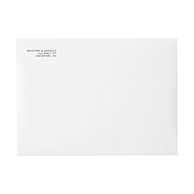 AVSLAPPNAD CHIC HANTERING AV WEDDING-INBJUDAN STIL ETIKETTBAND (Framsidan)