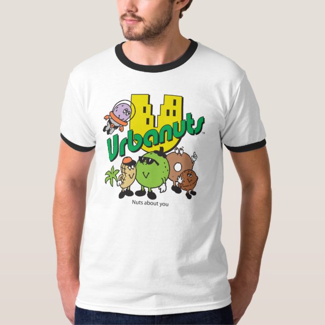 Avslappnad Chic T-Shirt (Ljusstrukturer) från Urba (Framsida)