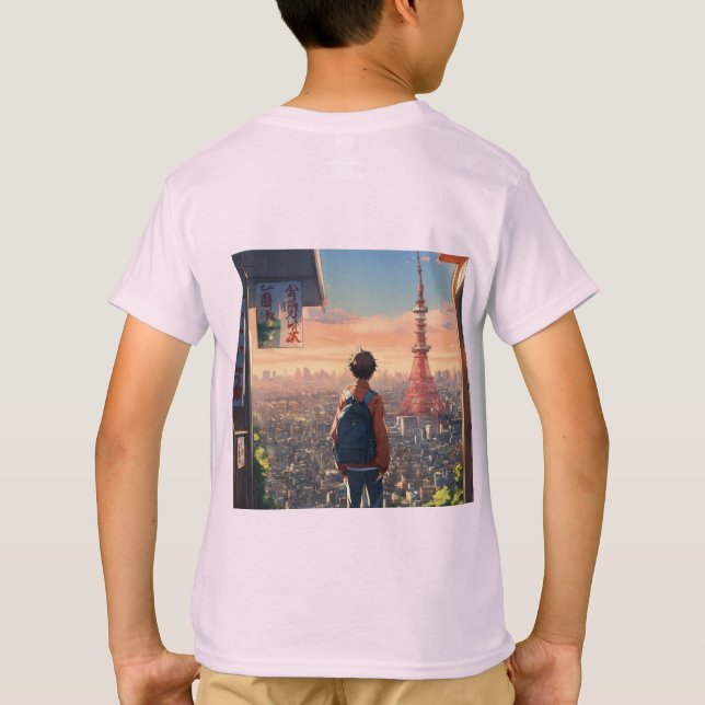 "Avslappnad Coola T-Shirts" T Shirt (Baksida)