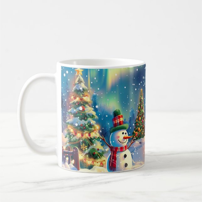 Avslappnad Delarare, jul Kaffemugg (Vänster)