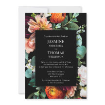 avslappnad elegant romantiska blommigtar bröllop