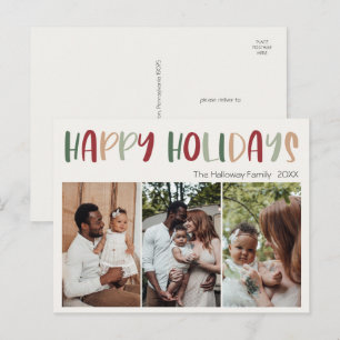 Avslappnad färgfullt Glad helg trefoto