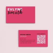 Avslappnad Feminin fetstilt Rosa QR kodtypning