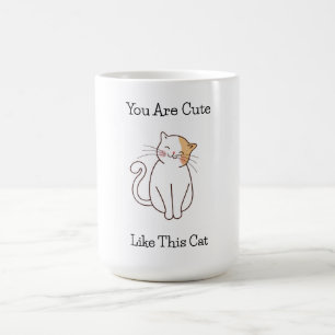 Avslappnad förtroende för Cute Self Kärlek för vem Kaffemugg
