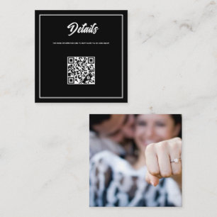 Avslappnad Foto QR-kod Tilläggskort