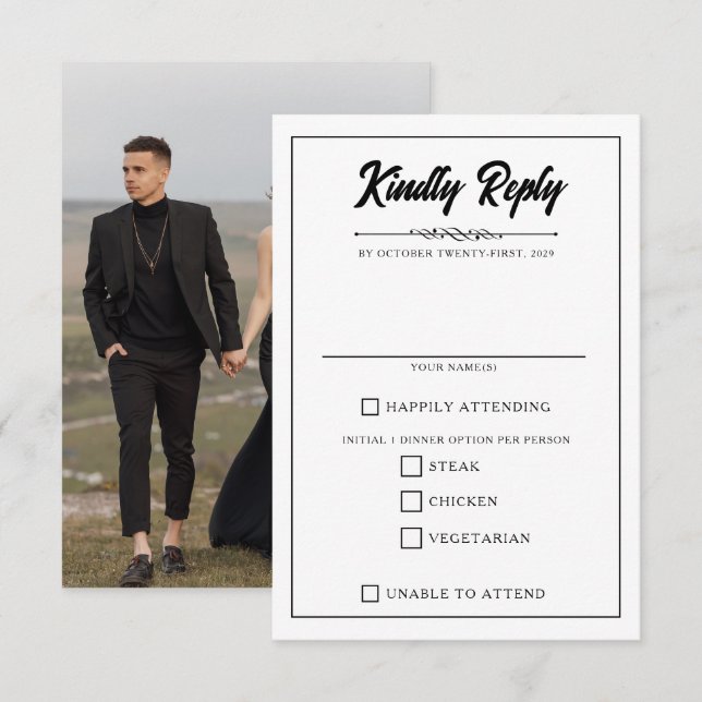 Avslappnad Fotomatval OSA Kort (Fram/baksida)