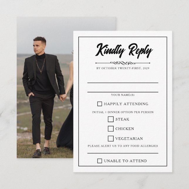 Avslappnad Fotomatval OSA Kort (Fram/baksida)