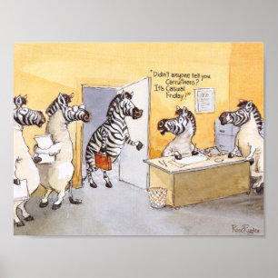 Avslappnad fredag poster