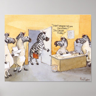 Avslappnad fredag poster