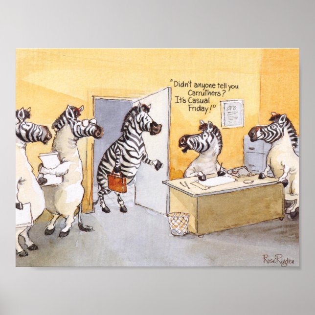 Avslappnad fredag poster (Framsidan)