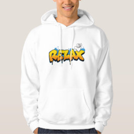 Avslappnad Graffiti Gatukonst - Shaka Hang Loose H Hoodie