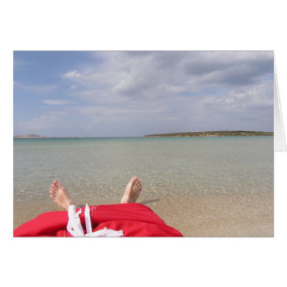 Avslappnad Hälsningskort