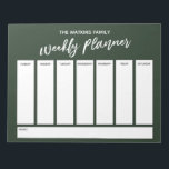 Avslappnad Handskrift Enkel veckovis planering, Gr Anteckningsblock<br><div class="desc">Den här mångsidiga veckotidsplaneraren har konfigurerats med mycket grundläggande inslag som alla kan redigeras... utom för huvudet. Uttrycket "veckomortering" återges i ett modernt handskriftsteckensnitt för avslappnad och har placerats överst på sidan som grafik. Använda mallen fält om du vill lägga till informationen som du vill. Ändra även färg eller annat...</div>