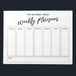 Avslappnad Handskrift Enkel veckovis planering, vi Anteckningsblock<br><div class="desc">Den här mångsidiga veckotidsplaneraren har konfigurerats med mycket grundläggande inslag som alla kan redigeras... utom för huvudet. Uttrycket "veckomortering" återges i ett modernt handskriftsteckensnitt för avslappnad och har placerats överst på sidan som grafik. Använda mallen fält om du vill lägga till informationen som du vill. Ändra även färg eller annat...</div>