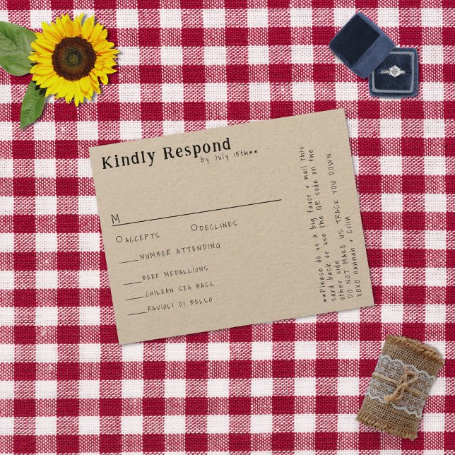 Avslappnad-handskriven typografi Kraft-meny-OSA ko OSA Kort (Skapare uppladdad)