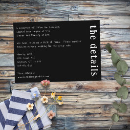 Avslappnad handskriven typografi vit och svart tilläggskort
