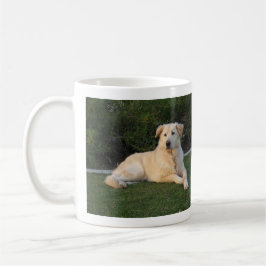 Avslappnad hund kaffemugg