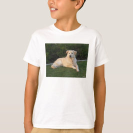 Avslappnad hund t shirt