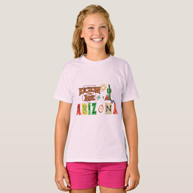 Avslappnad i Arizona T Shirt (Hel framsida)