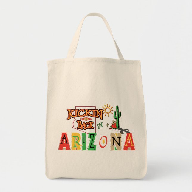 Avslappnad i Arizona Tygkasse (Framsidan)