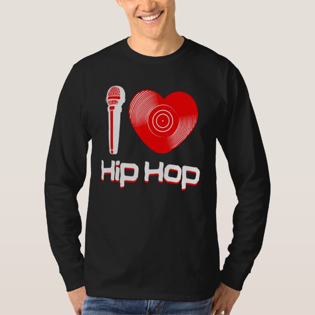 Avslappnad I Kärlek Hip hop Music Rap Fläkt Breakd T Shirt (Framsida)