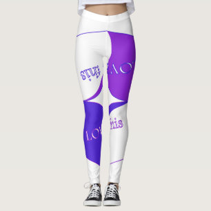 Avslappnad idrott leggings