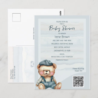 Avslappnad inbjudan till Mysiga babybabyskor