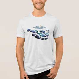 Avslappnad Isbjörn T Shirt
