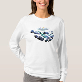 Avslappnad Isbjörn T Shirt