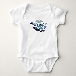Avslappnad Isbjörn T Shirt