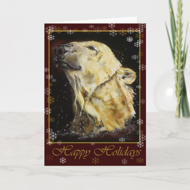 Avslappnad Julkort Helgkort (Framsida)