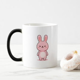 Avslappnad Kanin Minimal Kawaii Stil Magisk Mugg