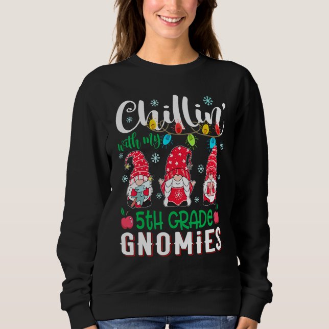 Avslappnad med mina 5:e klassens gnom-vänner Ljus  T Shirt (Framsida)
