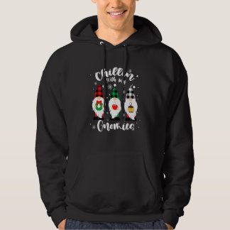 Avslappnad med mina Tomtar Jul Buffalo Rutig Tomte Hoodie